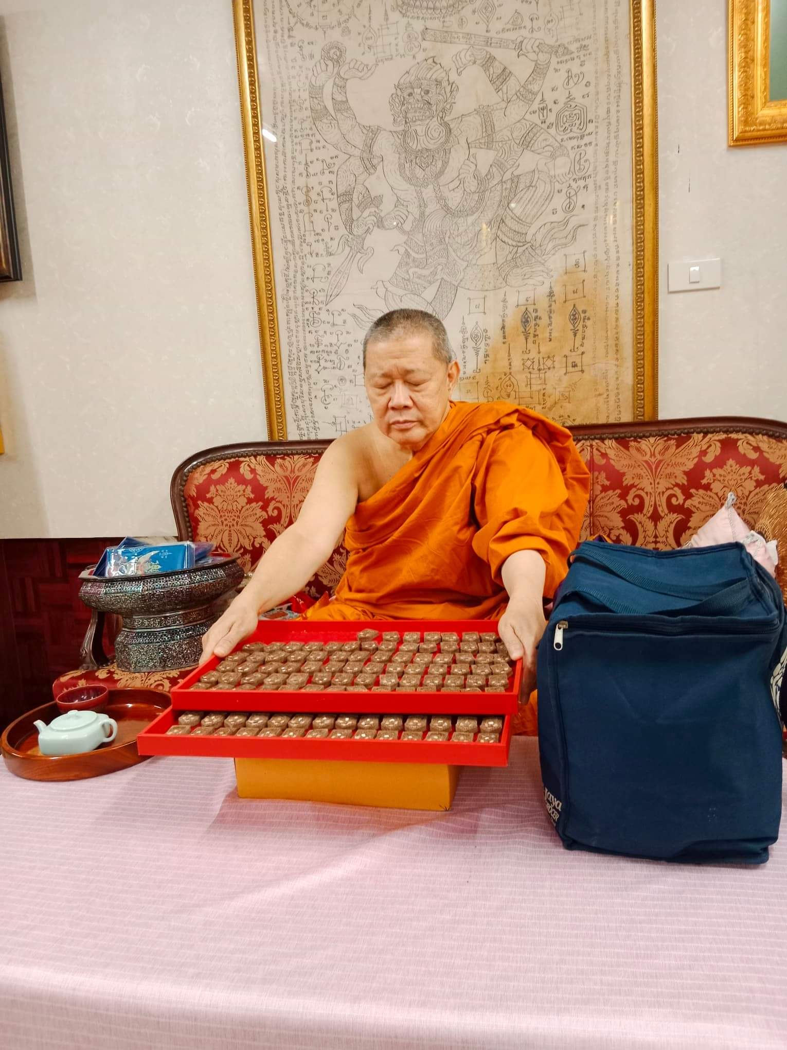 ขุนแผน รวยรับทรัพย์ หลวงปู่อุดมทรัพย์ (ยกลัง) พร้อมส่ง