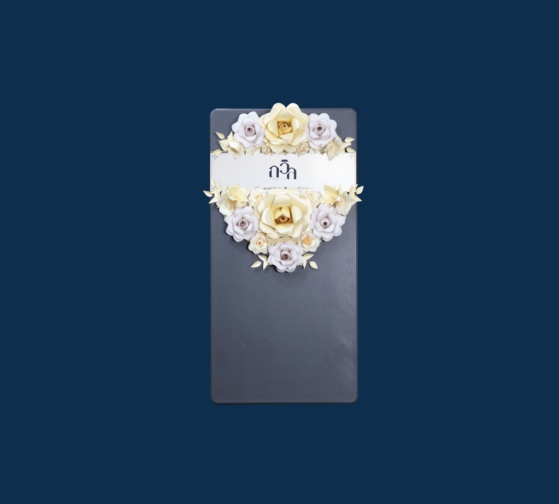 พวงหรีดโต๊ะ ขนาด 150 ซม.