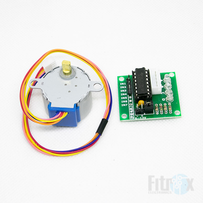Stepper Motor 28BYJ-48-12V (12V 4 phase) พร้อมบอร์ดขับ ULN2003