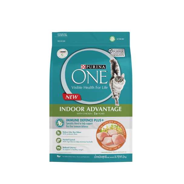 Purina one (แมวโตเลี้ยงในบ้าน ) 2.7 kg.