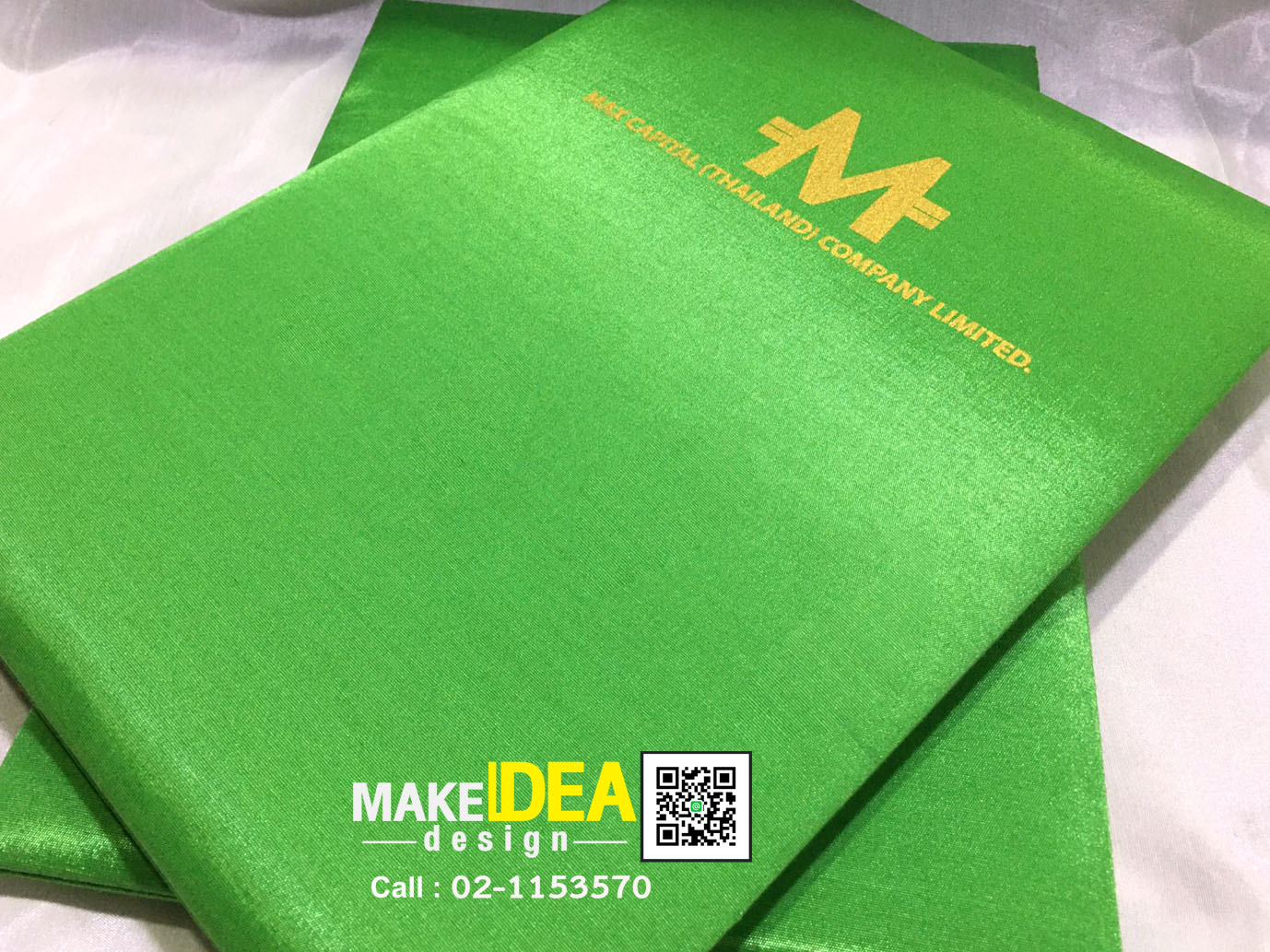 ปกผ้าไหมใส่ใบประกาศ ขนาด A4