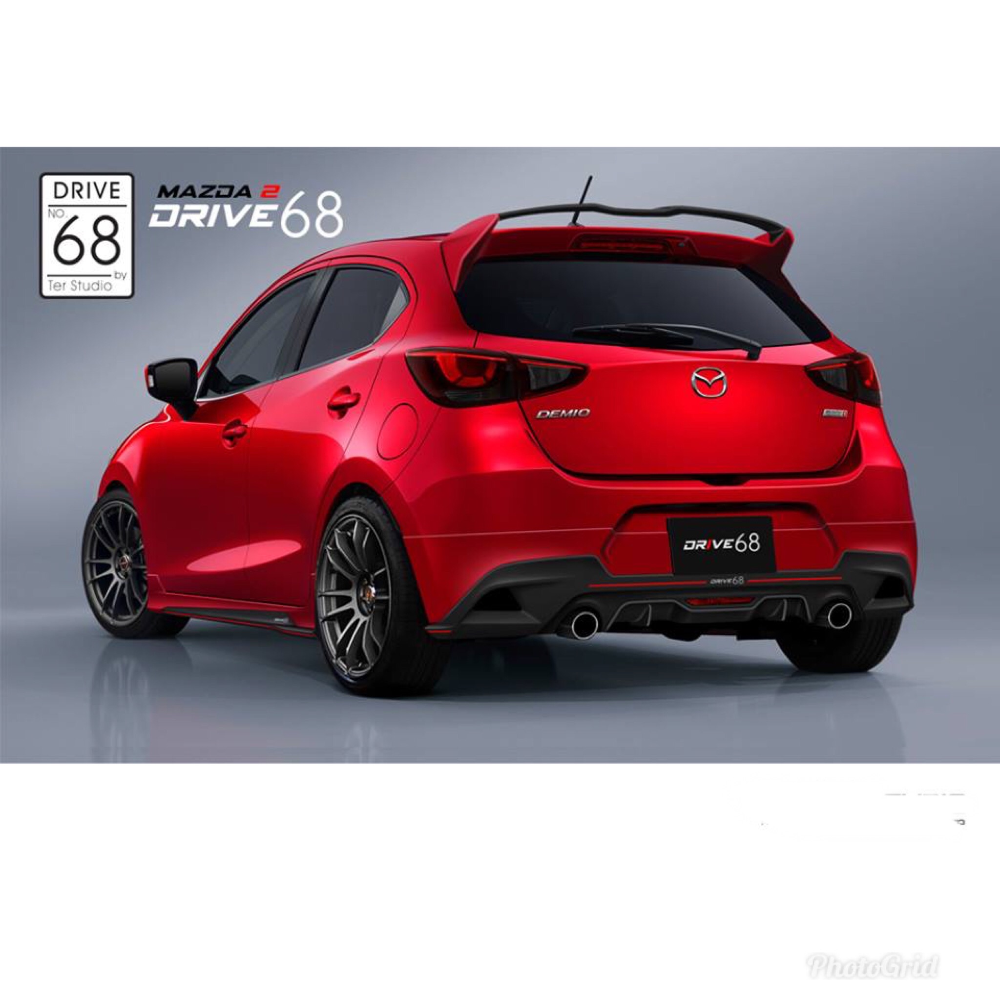 ชุดแต่งรอบคัน Mazda2 2018-2019 ทรง Drive68