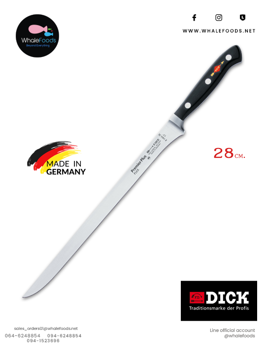 F.Dick Ham Knife 28 cm.Flexibel C+C SB Premier Plus