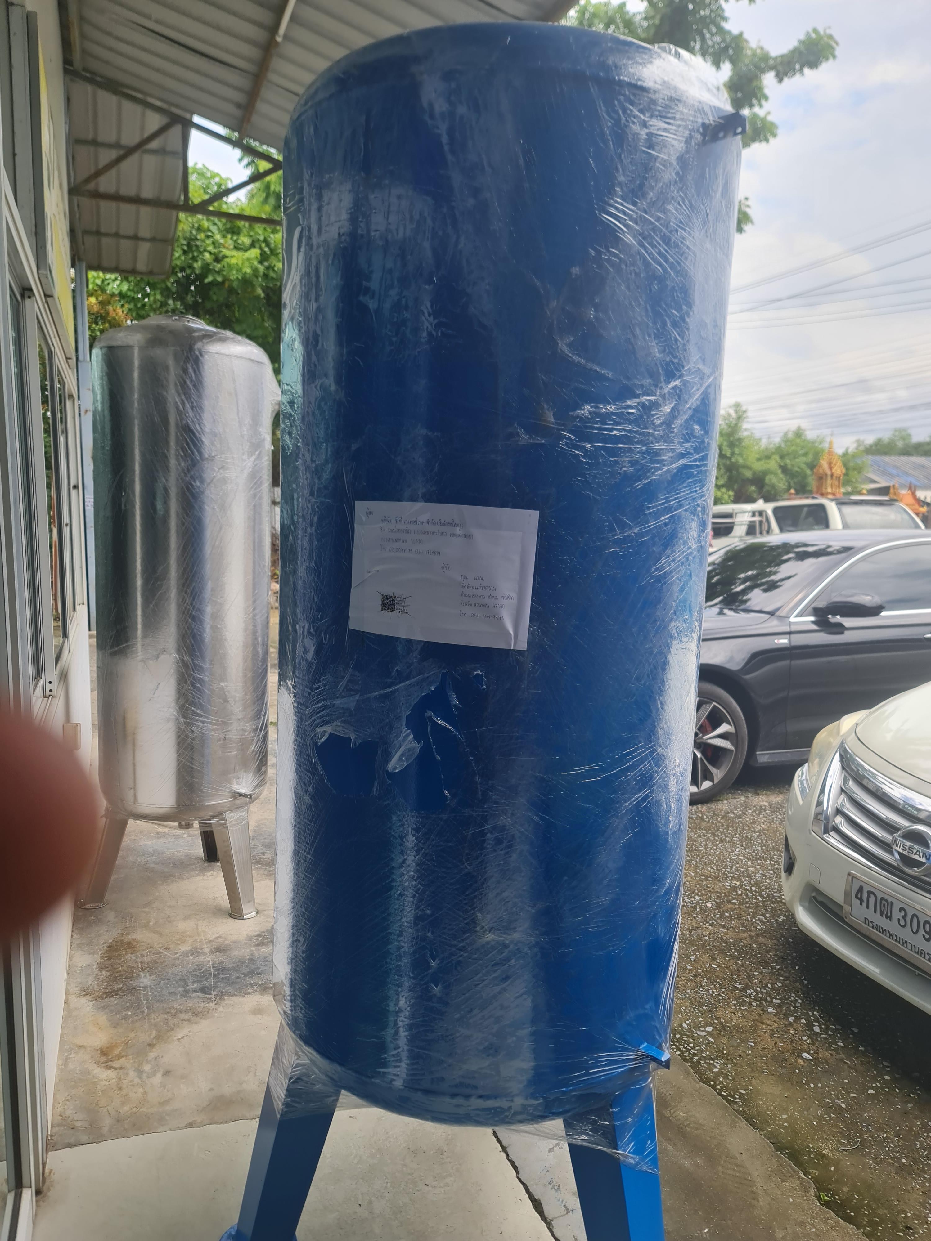 ถังกรองเหล็กขนาด24นิ้ว60cm. x 150cm. x 4.5 mm
