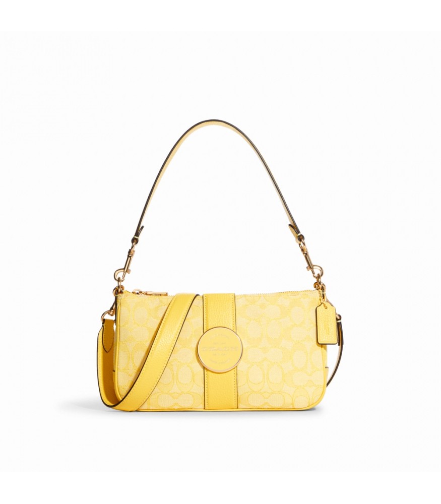 กระเป๋าสะพาย COACH C8306 LONNIE BAGUETTE IN SIGNATURE JACQUARD (IMS9V)[C8306IMS9V]