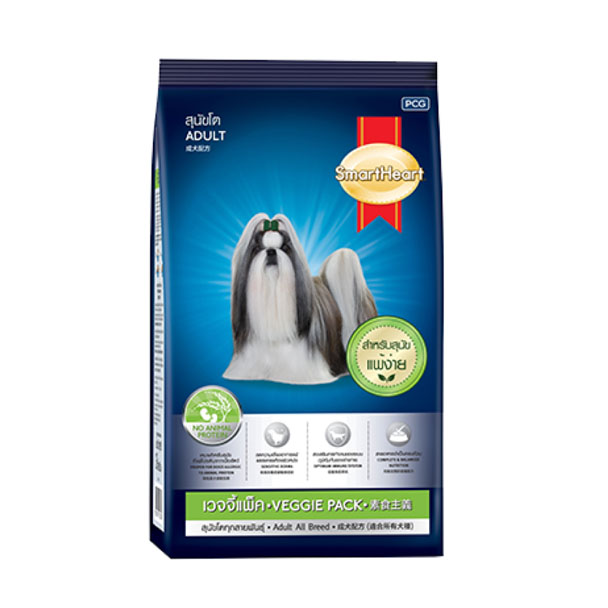 Smart Heart Veggie สุนัขโต รสผัก (เจ) 1 Kg.