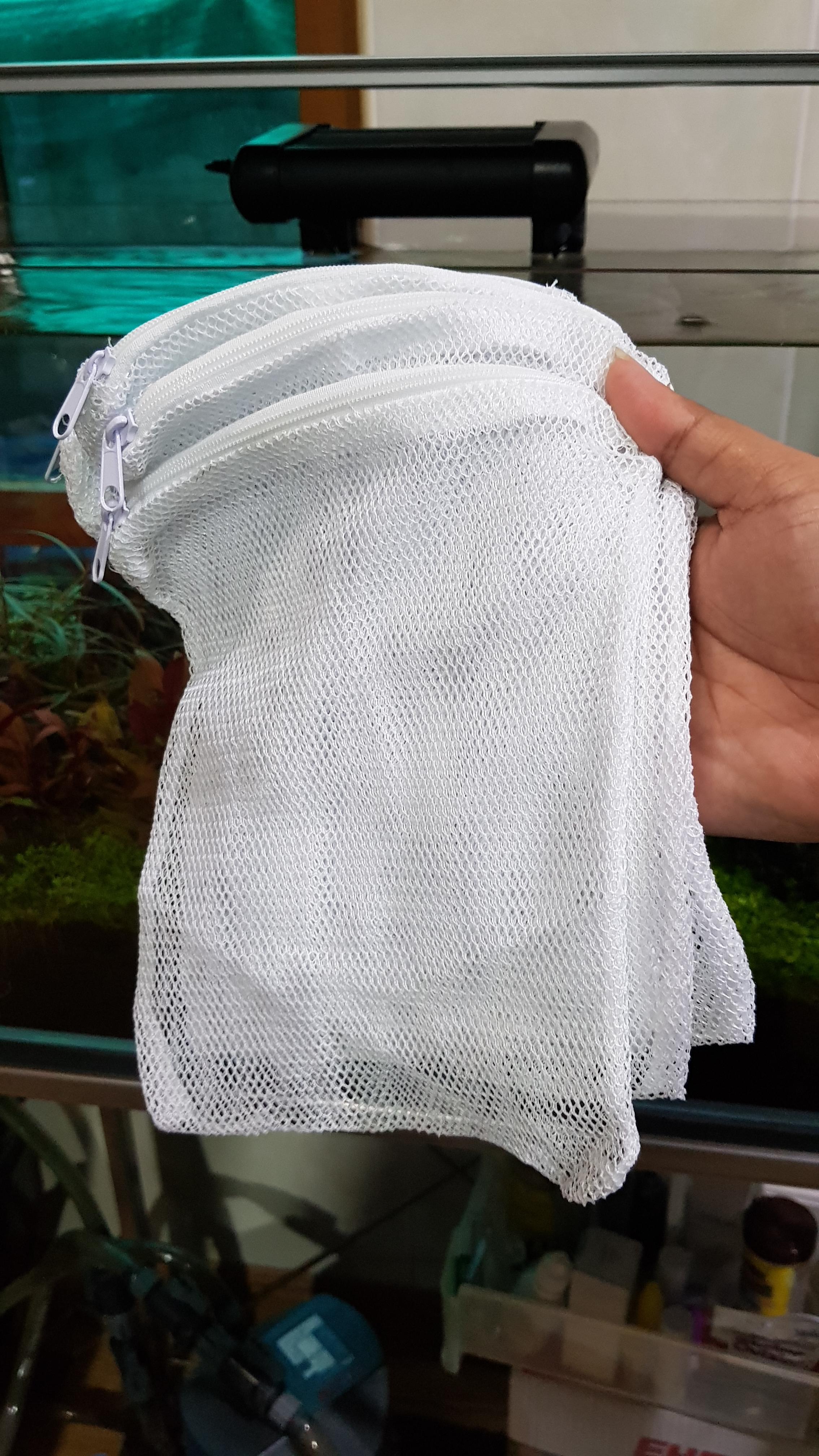 ถุงผ้าตาข่ายขนาด 30*25 cm ใบใหญ่