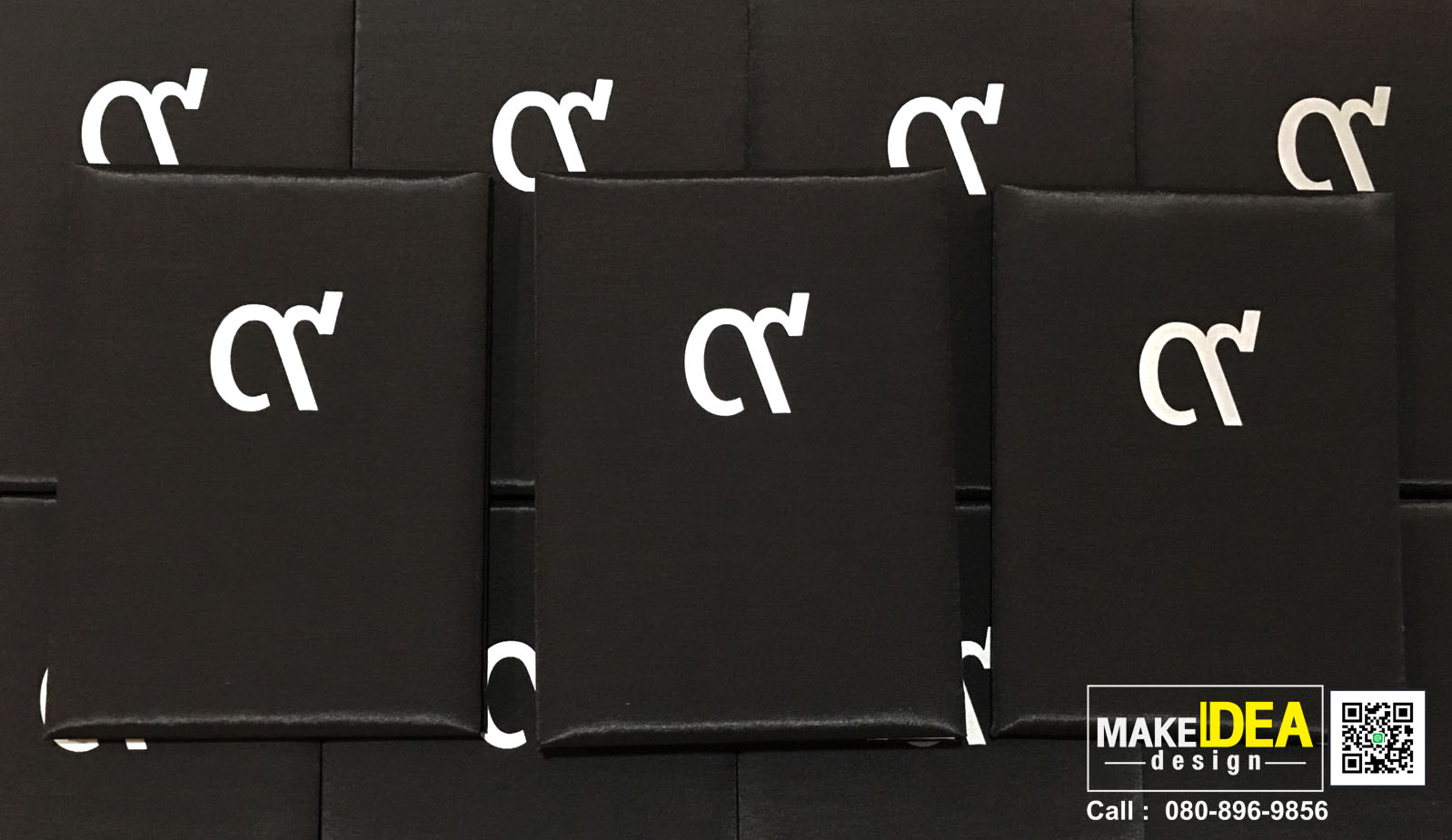 ปกผ้าไหมใส่ใบประกาศ ขนาด A4 (ผ้าไหมเทียม สีดำ )