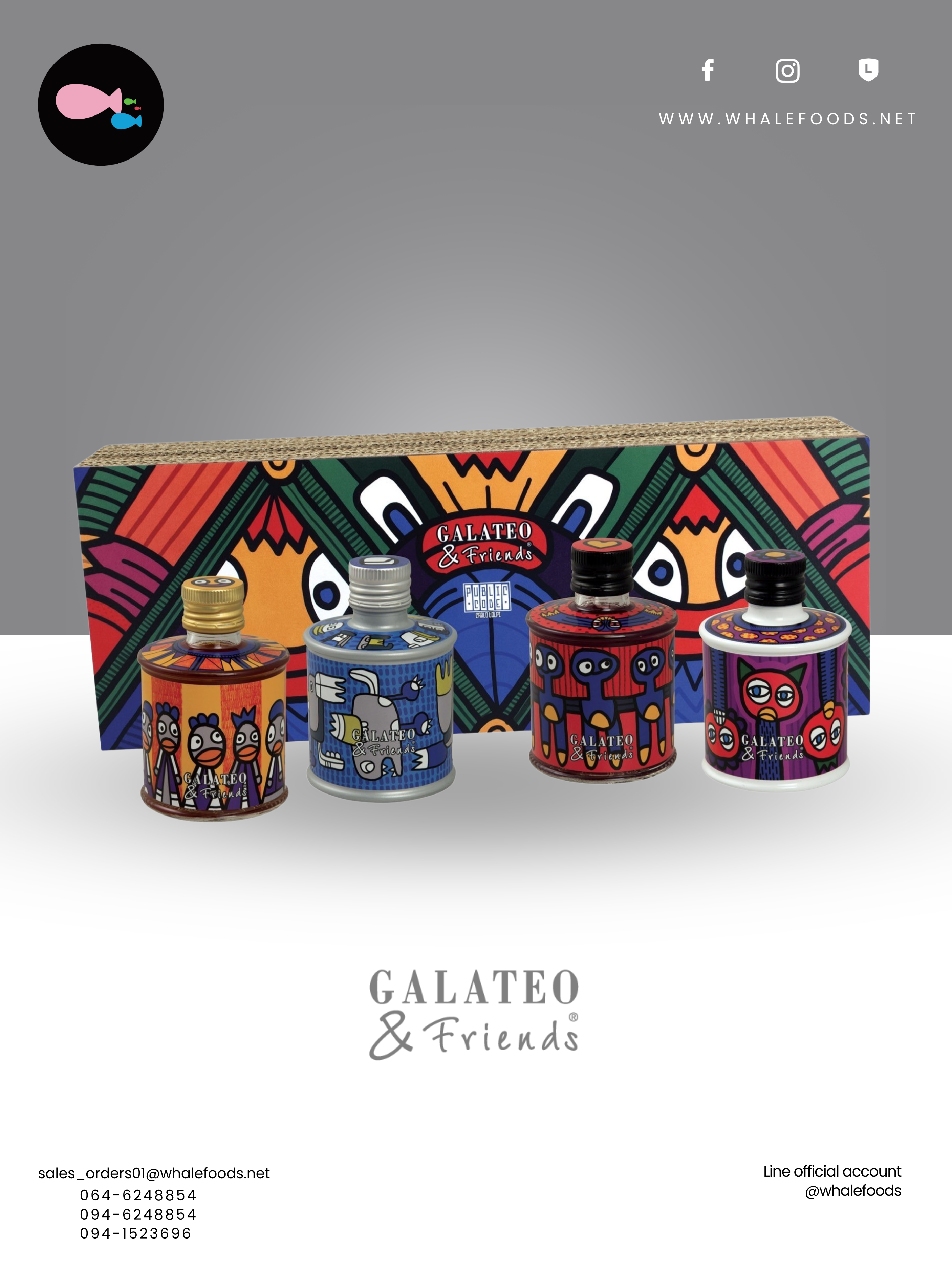 DESIGN CARLO VOLPI BOX SET WITH 4 BOTTLES SIZE : 250ML.