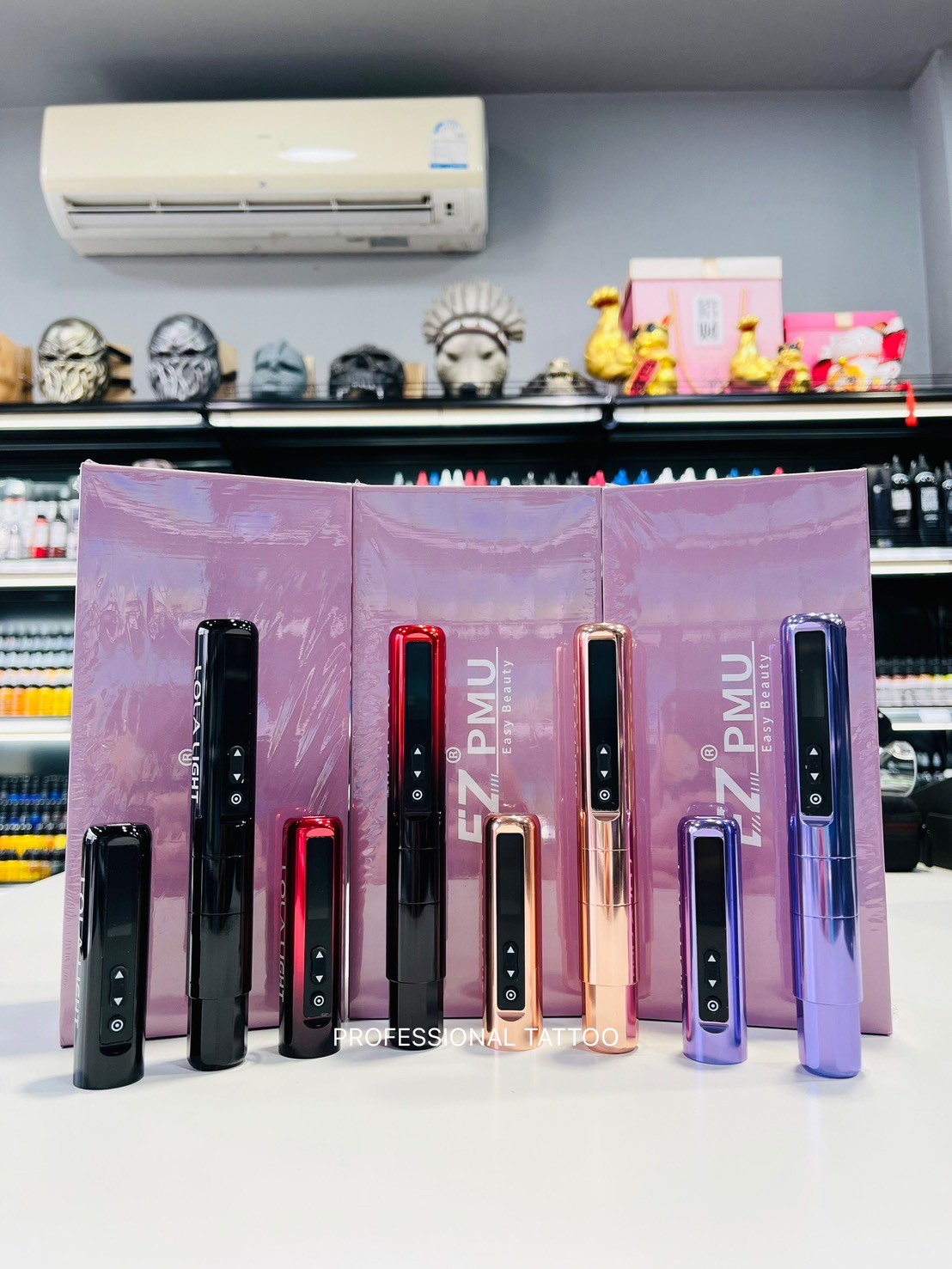 เครื่องสักปากกาไร่สายEZ LOLA LIGHT Wireless PMU Machine เครื่องสักปากกาไร่สายEZ LOLA LIGHT Wireless PMU Machine เครื่องสักคิ้ว