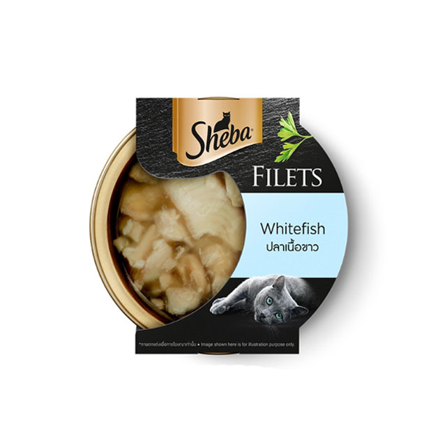 Sheba Filets ปลาเนื้อขาว 60 กรัม