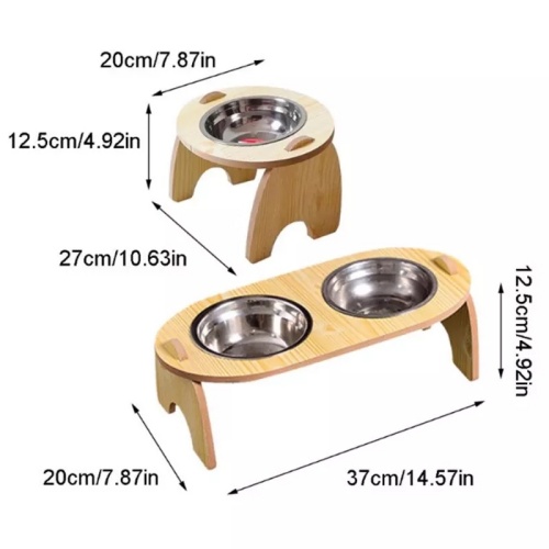 MM Cat BL02/1 ชามฐานลายไม้ 1 หลุม