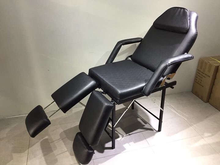 Professional Tattoo เตียงสักขากาง แยก 2 ขา Black