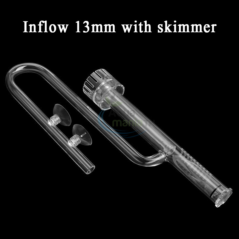 Inflow 13 mm แก้ว แบบมีกรองฝ้าในตัว Glass Inflow 13mm With Surface Skimmer