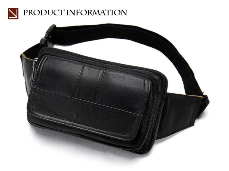 For You Leather LB35 กระเป๋าคาดเอว กระเป๋าคาดอก ผู้ชาย หนังแท้ ขนาดเล็ก กะทัดรัด LB35