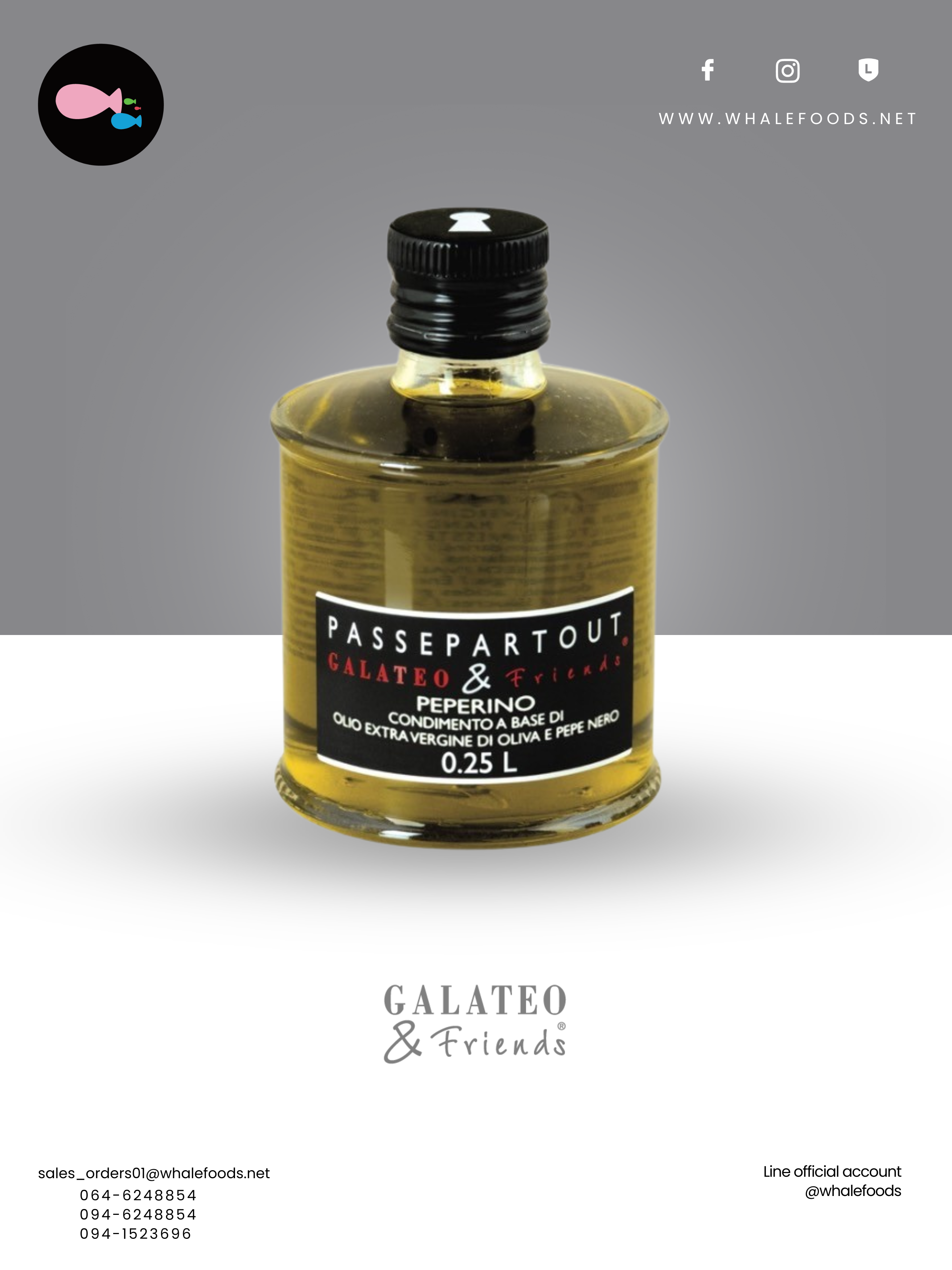 PEPERINO EVO WITH BLACK PEPPER SIZE : 250ML