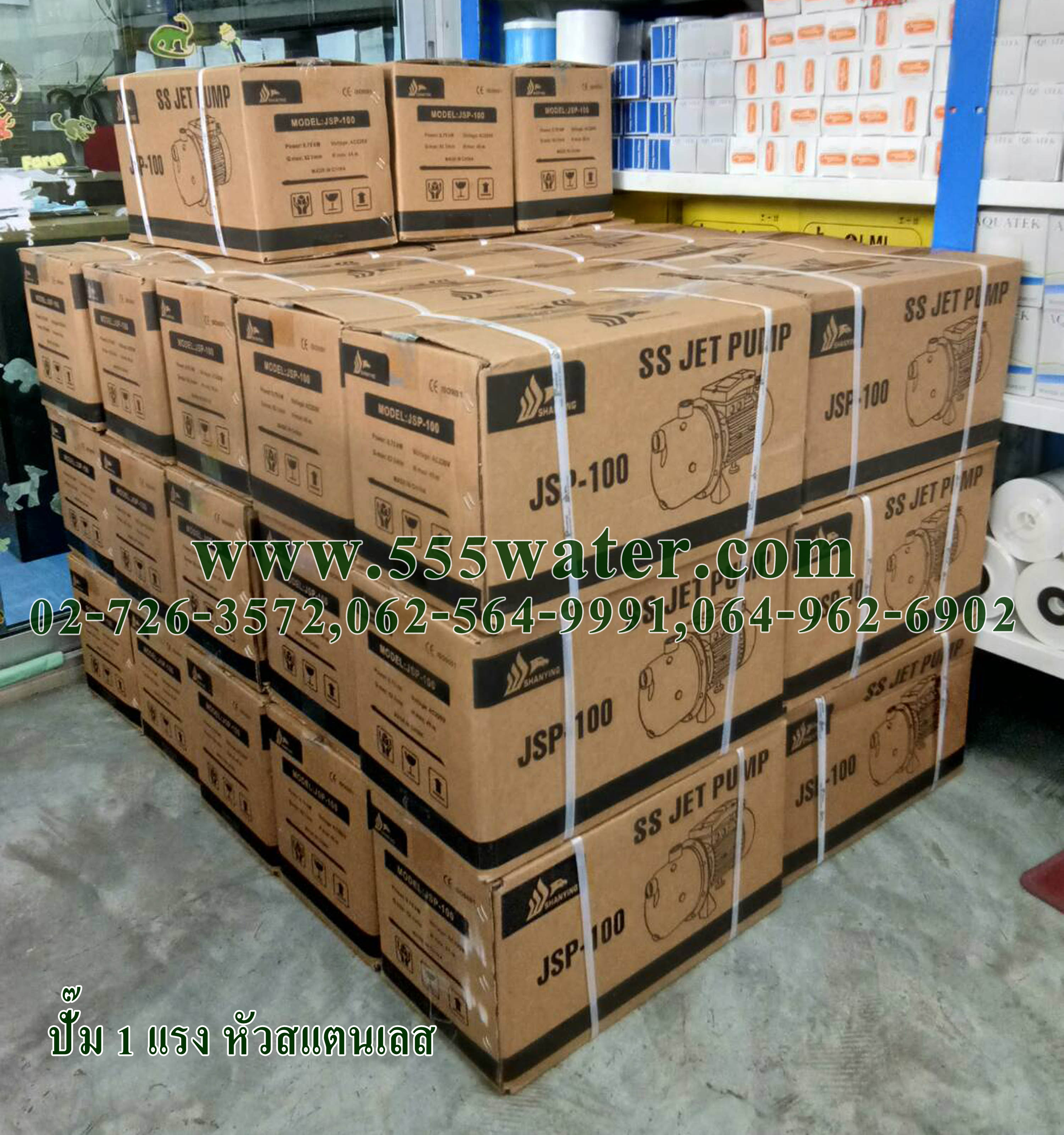 ปั๊ม 1 แรง หัวสแตนเลส