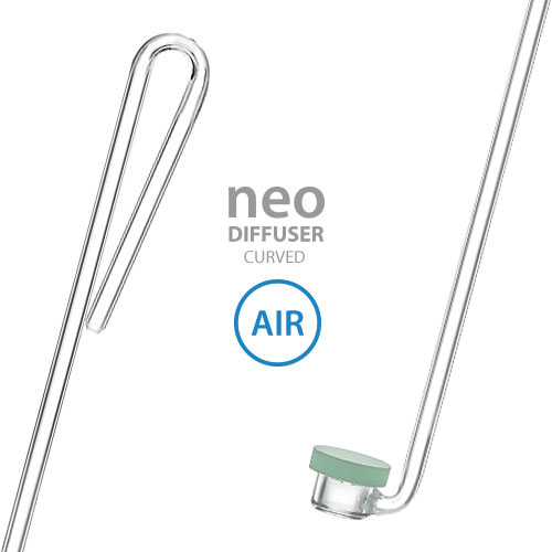 AQUARIO NEO AIR DIFFUSER CURVED หัวกระจายอากาศ รุ่น Curved สำหรับเกี่ยวขอบกระจกโดยไม่ต้องใช้จุกซิลิโคน