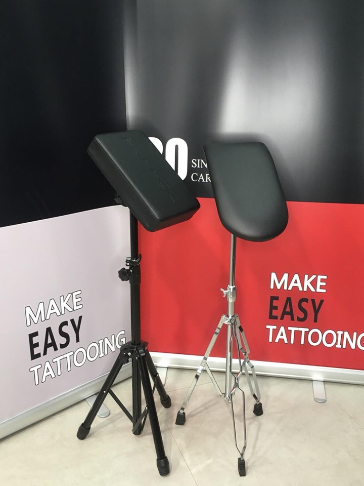 Professional Tattoo Tattoo Armrests ที่วางแขนสำหรับการสัก Black