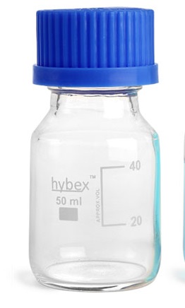 ขวดเก็บสาร ขวดมีเดีย 50 ml Hybex Media Bottle "Benchmark" US