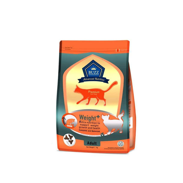 Buzz แบบเม็ด Buzz Advanced Weight + (สูตรเพิ่มน้ำหนัก) 1 Kg.