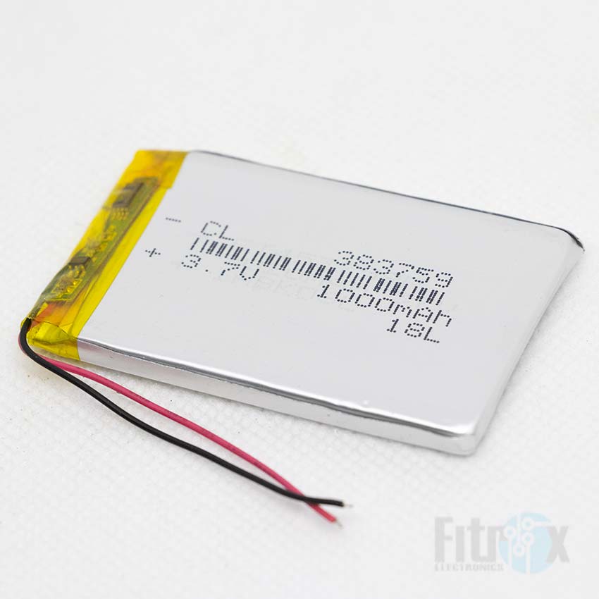3.7V 1000mAh Li-Ion Battery