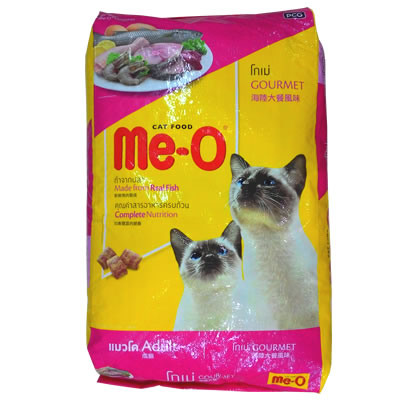 Me-O อาหารเม็ด (แมวโต-รสโกเม่) 6.8 kg.