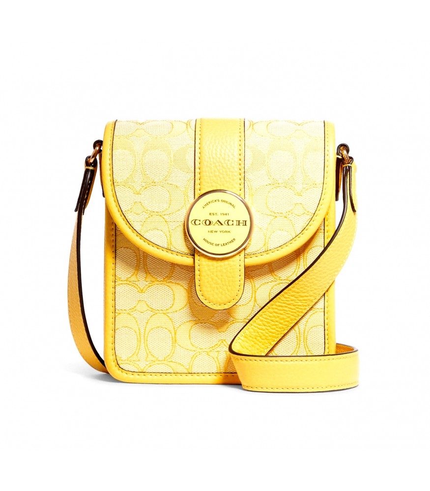 กระเป๋าสะพายข้าง COACH C8321 NORTH/SOUTH LONNIE CROSSBODY IN SIGNATURE JACQUARD (IMS9V)[C8321IMS9V]