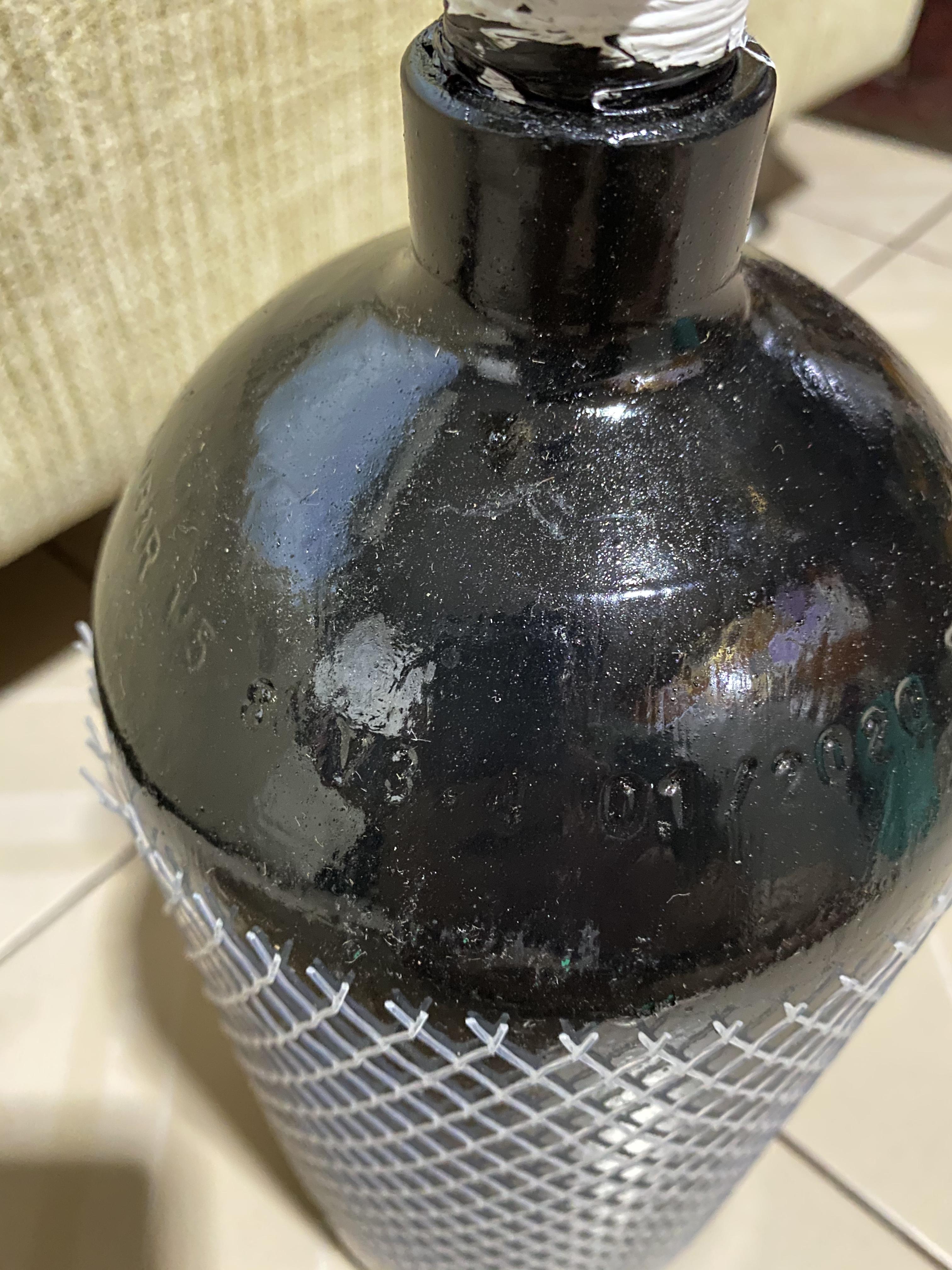 ถังคาร์บอนไดออกไซด์ CO2 เหล็กสีดำ ขนาด 3L ทรงเตี้ย
