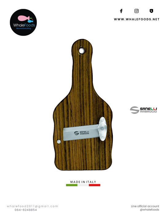 Wood Truffle Slicer - Affetta Tartufi Ovangkol