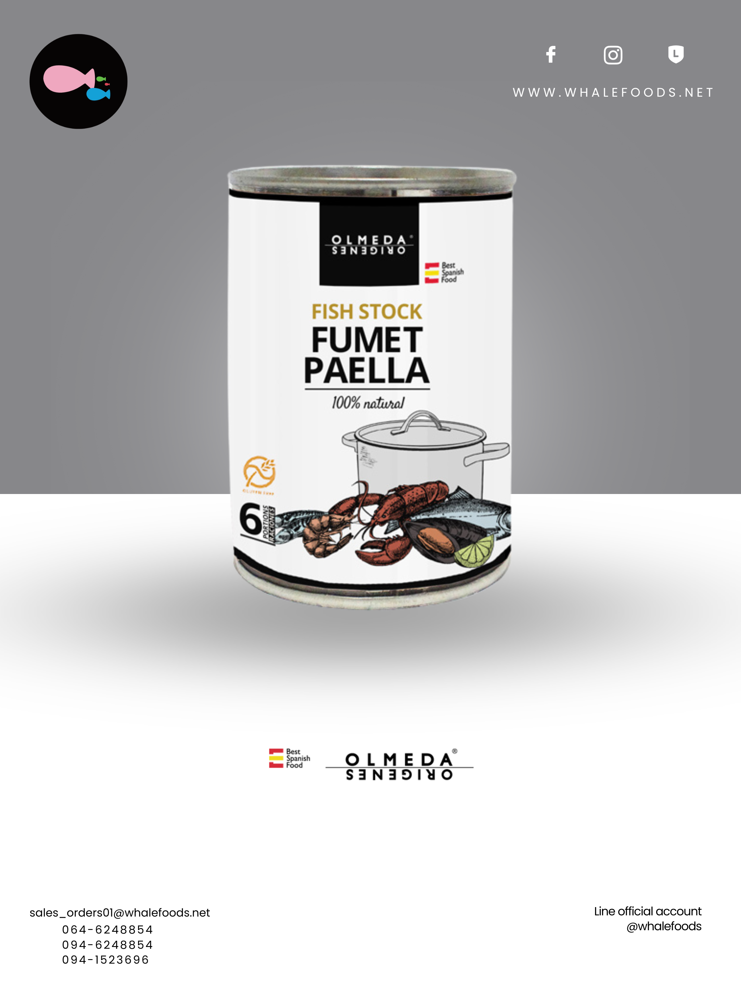 FISH PAELLA STOCK SIZE : 410 G