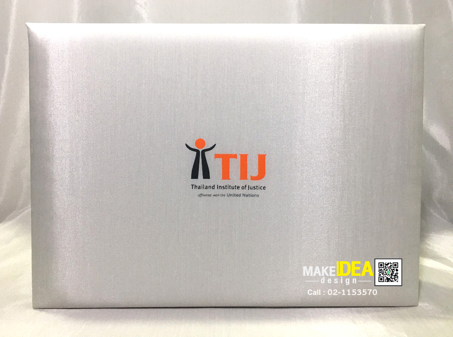 ปกผ้าไหมใส่ใบประกาศ ขนาด A4