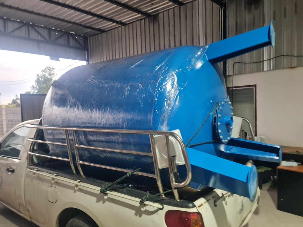 ถังกรองเหล็ก 48 นิ้ว (120x120x6 มม.)