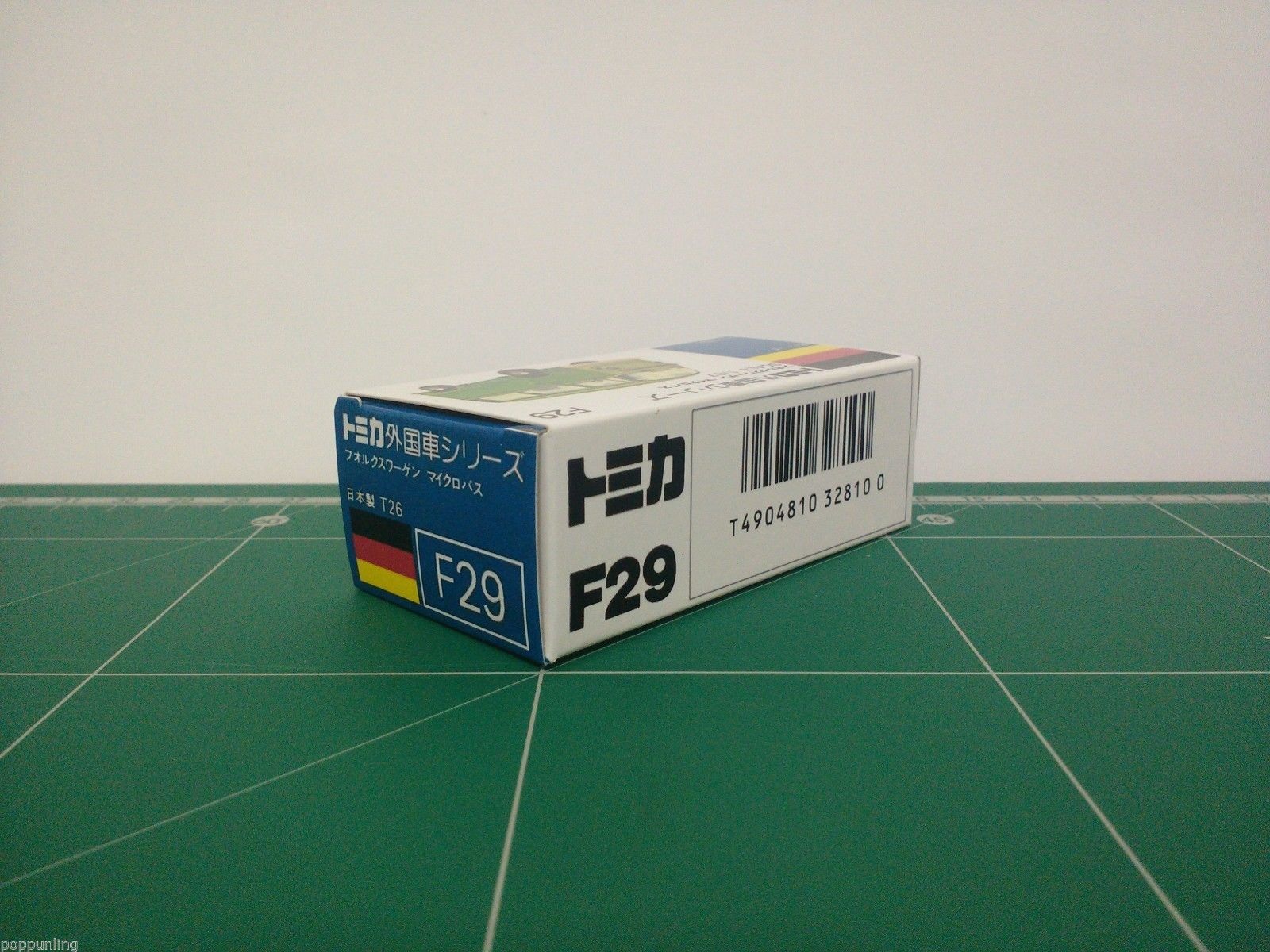 กล่องพิมพ์ Reproduction Box สำหรับ Tomica Blue Box No.F29 Volkswagen Microbus (กล่องเปล่า, ไม่มีรถ)