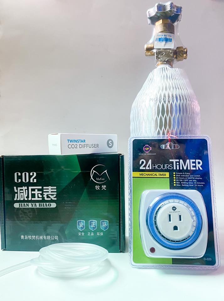 ถัง CO2 อลูมิเนียม 1.25 kg. ทรงเตี้ย