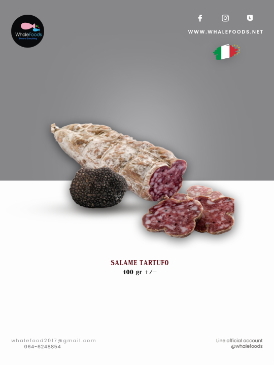 SALAME TARTUFO 400gr +/-