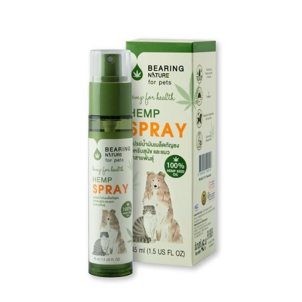 Bearing Nature สเปรย์น้ำมันเมล็ดกัญชง 45 มล.