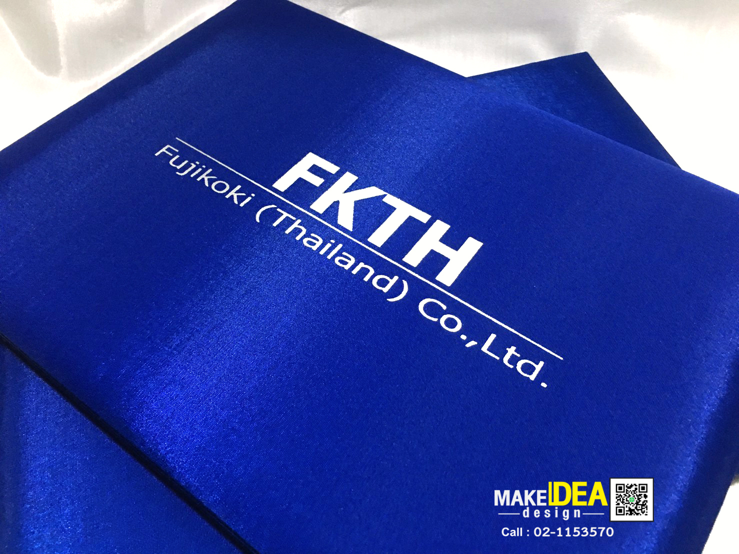 ปกผ้าไหมใส่ใบประกาศ ขนาด A4