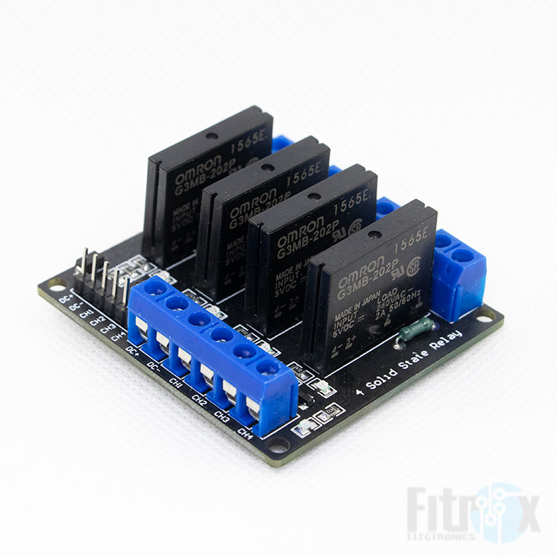 4 Channel 5V Solid State Relay Module (Active HIGH)