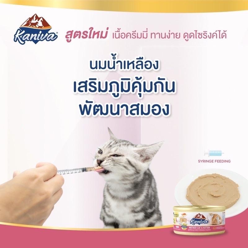 Kaniva กระป๋อง แม่และลูกแมว 170 กรัม