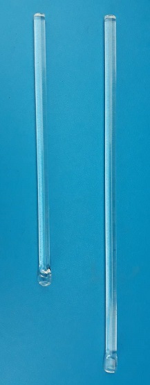 แท่งแก้วคนสาร 6มม x 6นิ้ว (15 ซม.) Glass Stirring Rod 6x6"