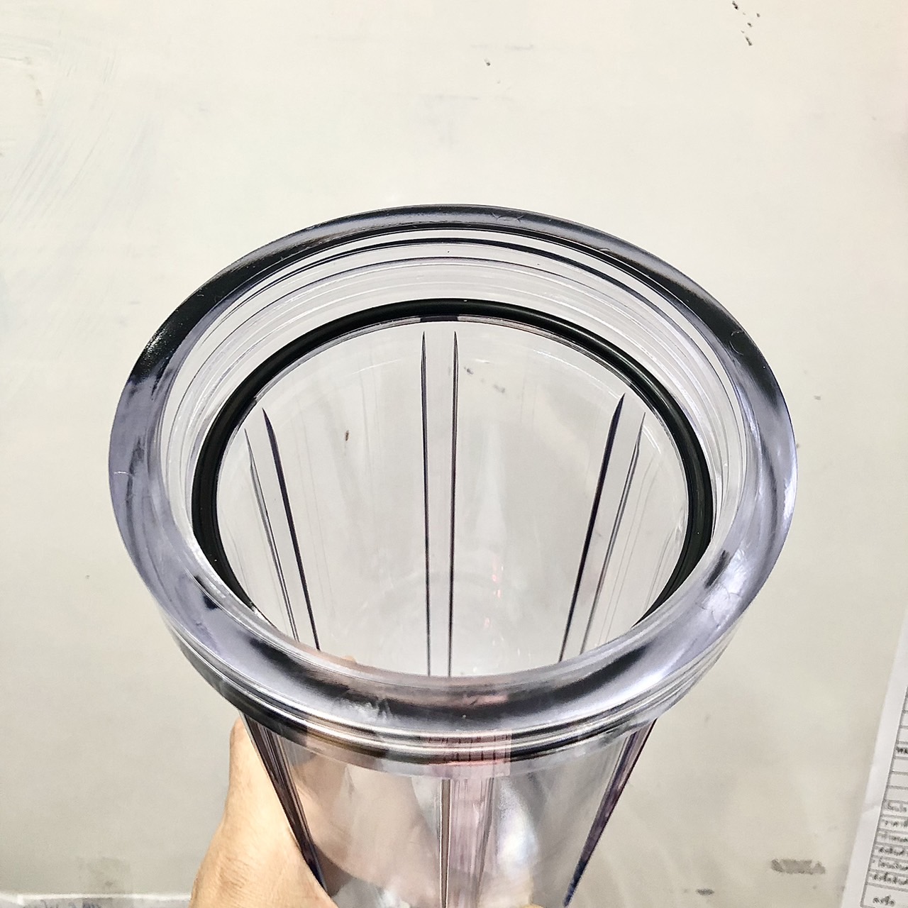 HOUSING 10 นิ้ว 1 ขั้นตอน กระบอกใส ท่อน้ำ เข้า-ออก 6 หุน เครื่องกรองน้ำใช้ เครื่องกรองน้ำก่อนเข้าบ้าน เลือกไส้กรองได้ 3 แบบ