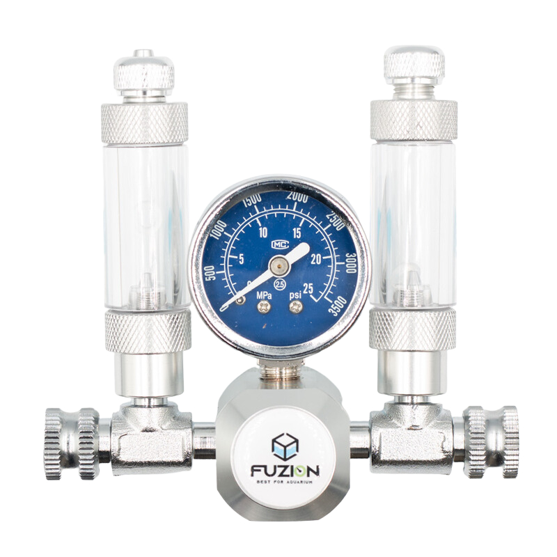 Mufan CO2 Regulator 2 Way หัวเรกกูเรเตอร์ เกลียวไทยแท้ CGA320 ไม่มีโซลินอย แยกสองทาง