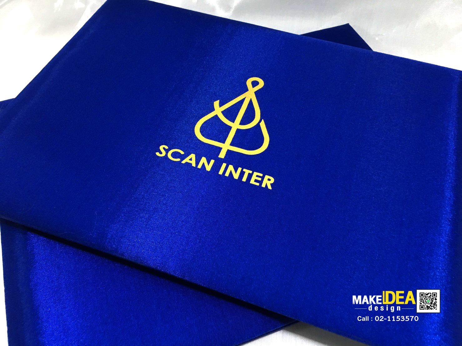 ผลงานปกผ้าไหมใส่ใบประกาศ ขนาด A4