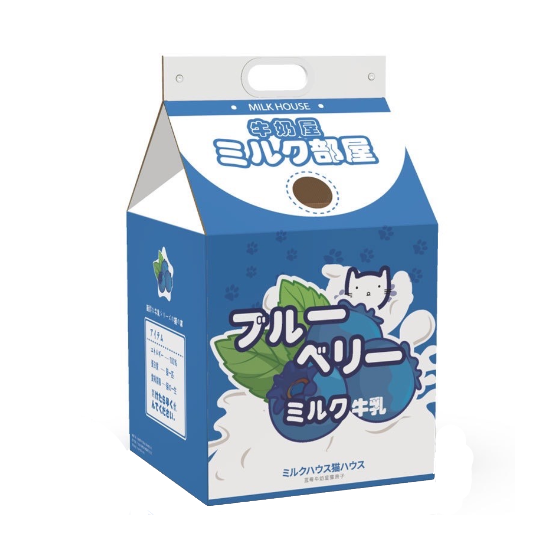 BQ Cat Box / ที่ลับเล็บแมวกล่องนม / คละลาย
