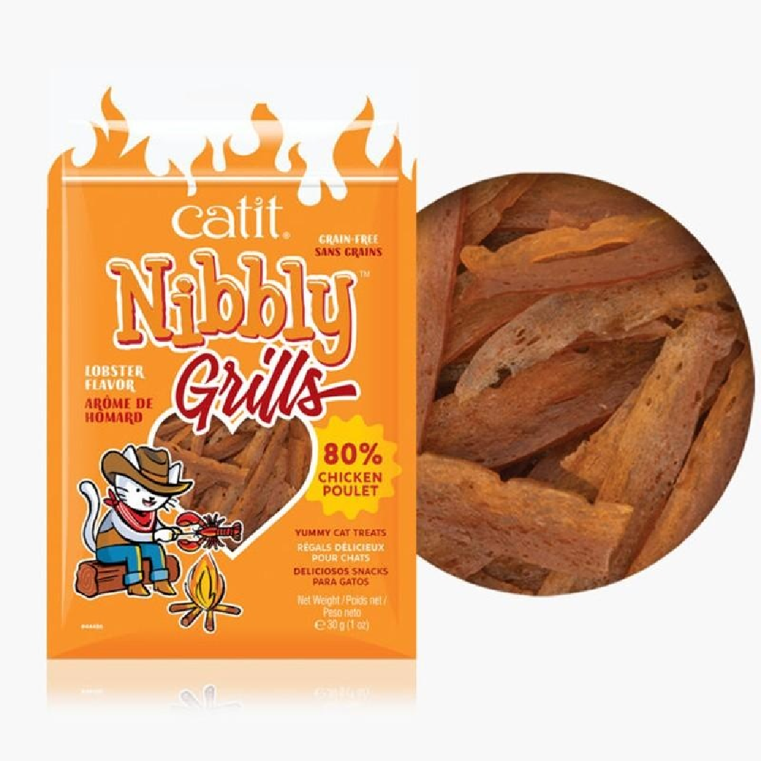 KC06 Catit Nibbly - Chicken & Lobster 30 g.