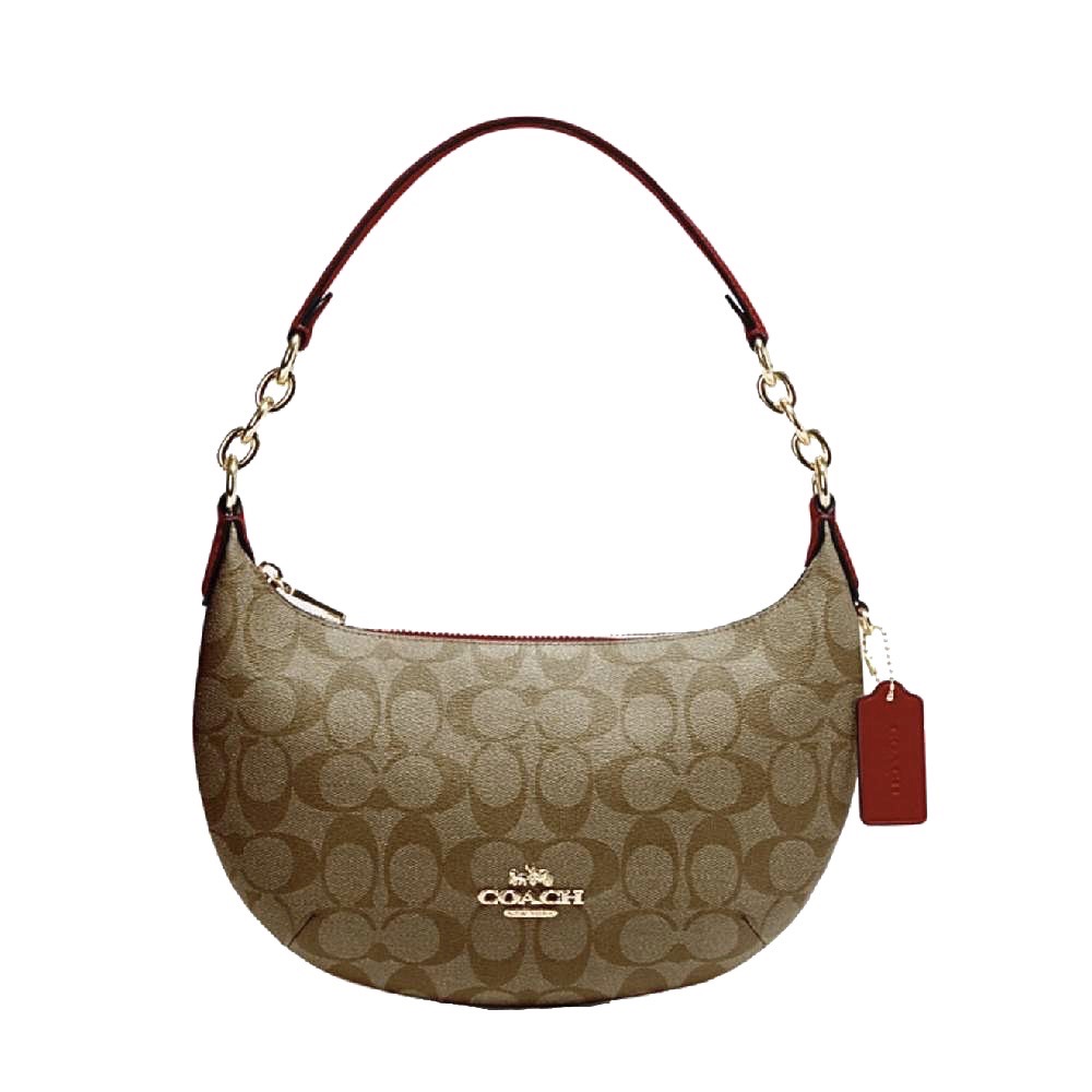กระเป๋าสะพายข้าง COACH CE620 PAYTON HOBO IN SIGNATURE CANVAS (IMVGQ) [CE620IMVGQ-MA]