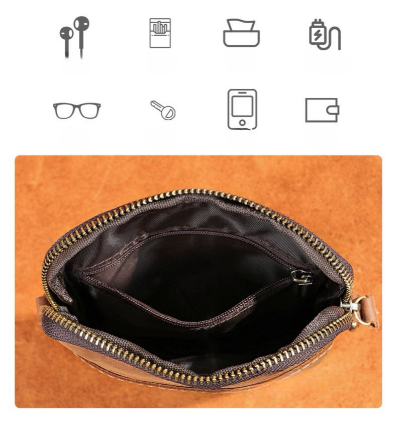 For You Leather กระเป๋าสะพายข้าง ผู้ชาย ใบเล็ก หนังแท้ พรีเมี่ยม รุ่น LB69 LB69