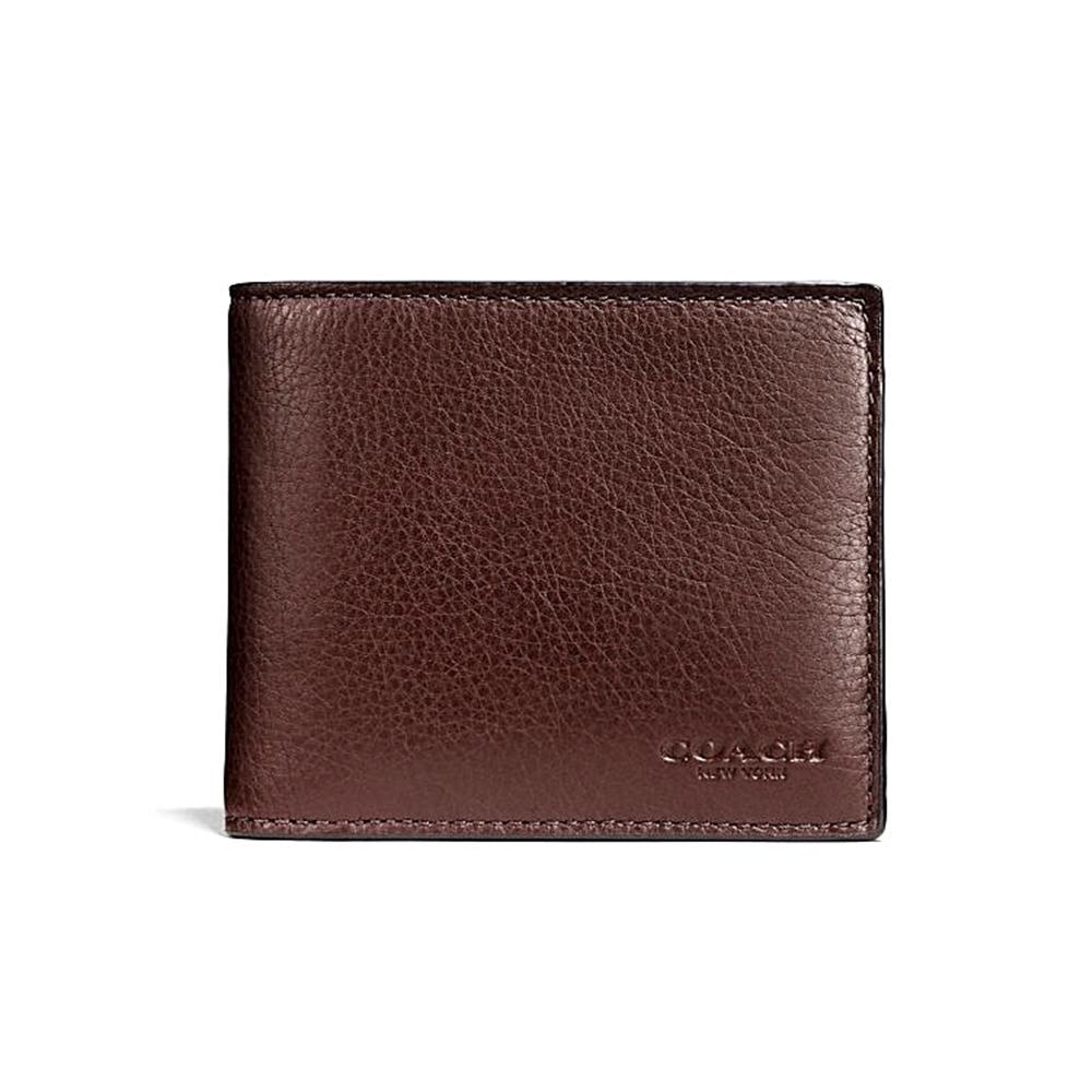 COACH F74991 COMPACT ID WALLET IN SPORT CALF LEATHER (MAH) [F74991MAH]
