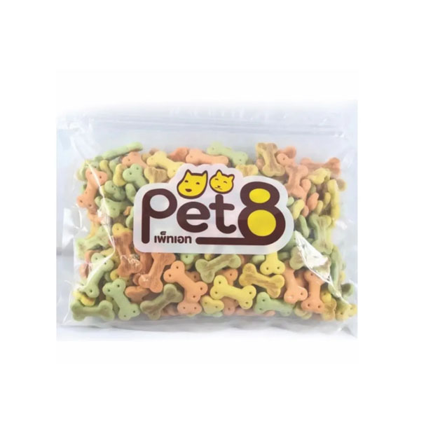 Pet8 JC33 บิสกิตสุนัข-รสรวม 500 g.